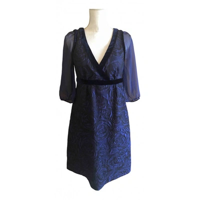 Pre-owned Armani Collezioni Blue Dress