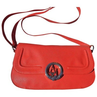 Pre-owned Armani Jeans Red Handbag