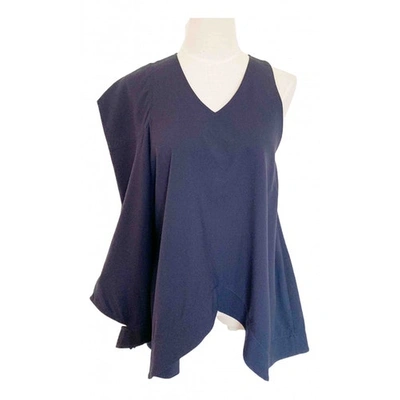 Pre-owned Jw Anderson Blue Viscose Top