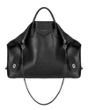 Givenchy Antigona Soft Large Leather Satchel In Black