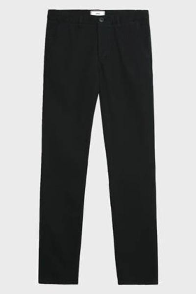 Ami Alexandre Mattiussi Straight-leg Chino Trousers In Black