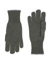 Brunello Cucinelli Gloves In Military Green