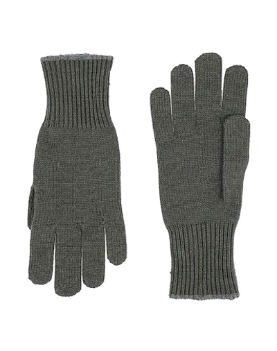 Brunello Cucinelli Gloves In Military Green