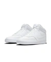 Nike Court Vision Mid Casual Sneakers From Finish Line In White