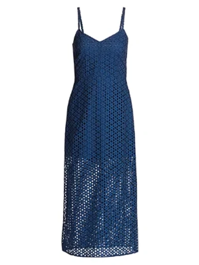 Rachel Comey Women's Agitator Spaghetti Strap Midi Dress In Blue
