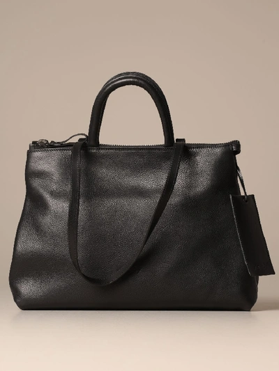 Marsèll Tote Bags Mars&egrave;ll 4 Straight Bag In Volonata Leather In Black