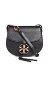 TORY BURCH MILLER METAL SADDLE BAG