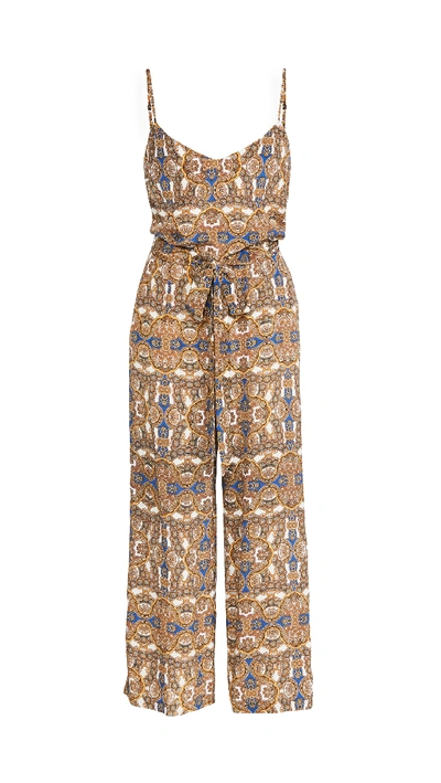 L Agence Jaelyn Camisole Jumpsuit In Titanate Yellow