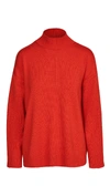 MONSE Ribbed Cowl Back Knit Sweater