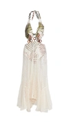 PATBO PALMEIRA NETTED BEACH DRESS