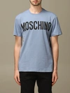 MOSCHINO COUTURE CREW NECK T-SHIRT WITH LOGO,11443387