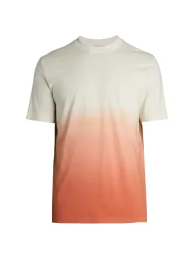 Nominee Short-sleeve Dip-dye T-shirt In Oatmeal Rust