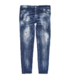 DSQUARED2 SKINNY BLEACHED JEANS,15632265