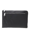 FENDI FENDI FF EMBOSSED CLUTCH BAG