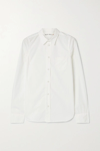 Alex Mill Bobby Cotton-poplin Shirt In White