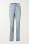 ALEXANDER WANG HIGH-RISE STRAIGHT-LEG JEANS