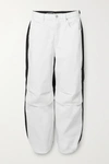 ALEXANDER WANG PACK MIX PANELED DENIM AND SHELL trousers