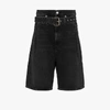 Agolde Reworked '90s Belted Denim Jeans In Pave In Black