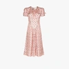 THE MARC JACOBS PINK THE ‘40S ICING PRINT SILK DRESS,V500007968015485503
