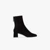 Aquazzura Saint Honore 50mm Ankle Boots In Black