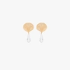 APPLES & FIGS 24K GOLD-PLATED SIREN TEARS CRYSTAL DROP EARRINGS,SS20earPrOMiSeDtearS15350683