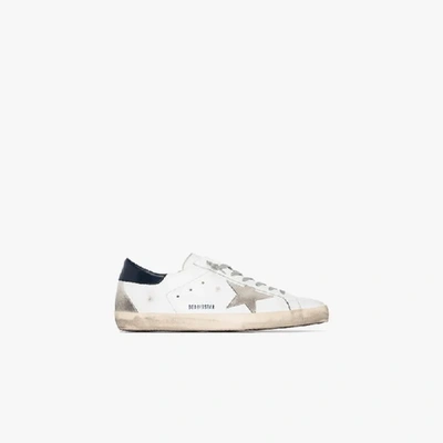 GOLDEN GOOSE WHITE SUPERSTAR LEATHER SNEAKERS,GMF00102F0003111027015399306