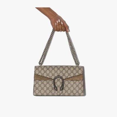 Gucci Dionysus Small Gg Shoulder Bag In Grey