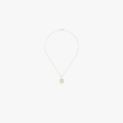 Mateo 14k Yellow Gold S Initial Diamond Necklace