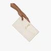 Saint Laurent Off-white Uptown Envelope Pouch In White