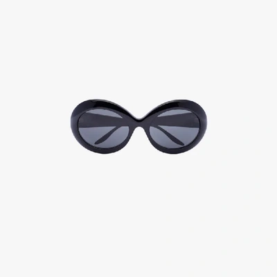 Gucci Oversized Round-frame Sunglasses In Black