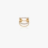 Yvonne Léon 18kt Yellow Gold Four Layer Diamond Ear Cuff In Gold