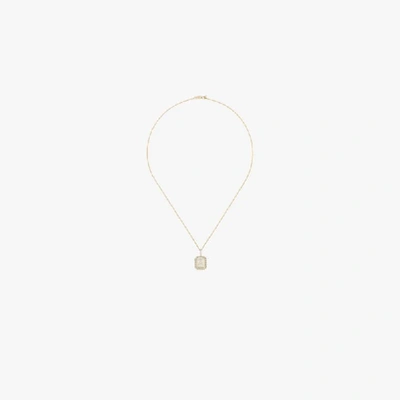 Mateo 14k Yellow Gold A Initial Diamond Necklace