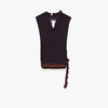 MAISON MARGIELA DISTRESSED KNITTED TANK TOP