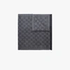 Gucci Brown Gg Jacquard Pattern Knitted Scarf In Grey
