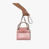 FERRAGAMO PINK VARA TOP HANDLE LEATHER MINI BAG