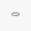 SUZANNE KALAN 18K WHITE GOLD ICON DIAMOND RING,BAR559WG14850037