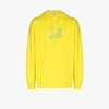 GIVENCHY YELLOW INFINITY LOGO COTTON HOODIE,BMJ07F30AF15277950
