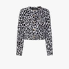 VERSACE LEOPARD PRINT KNITTED CARDIGAN,A87240A23590314945334