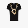 MOSCHINO NECKLACE PRINT T-SHIRT,A0715524015498908
