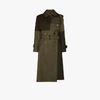 SACAI DOUBLE-BREASTED TRENCH COAT,200512515253678
