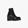 SACAI 115 WEDGE ANKLE BOOTS,200525115341070