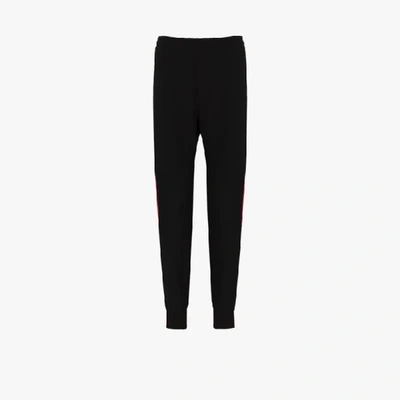 Alexander Mcqueen Skull Patch Detail Track Trousers - 黑色 In Black
