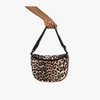 GANNI MULTICOLOURED LEOPARD PRINT CROSS BODY BAG