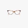 FENDI BROWN AND PINK ROUND TORTOISESHELL GLASSES,1024380T4521715340197