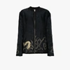 BY WALID EMBROIDERED SILK BOMBER JACKET,250141M15164450