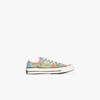 CONVERSE GREEN MULTICOLOURED CHUCK 70 TWISTED RESORT DESERT LOW TOP SNEAKERS,167762C15365572