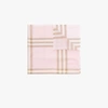 BURBERRY PINK GIANT CHECK SCARF
