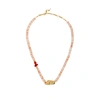 ANNI LU I FOUND YOU BEADED NECKLACE,3872776