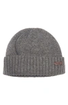 BARBOUR CARLTON WOOL BLEND BEANIE,MHA0449GY15