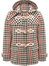 JW ANDERSON CHECKED DUFFLE COAT